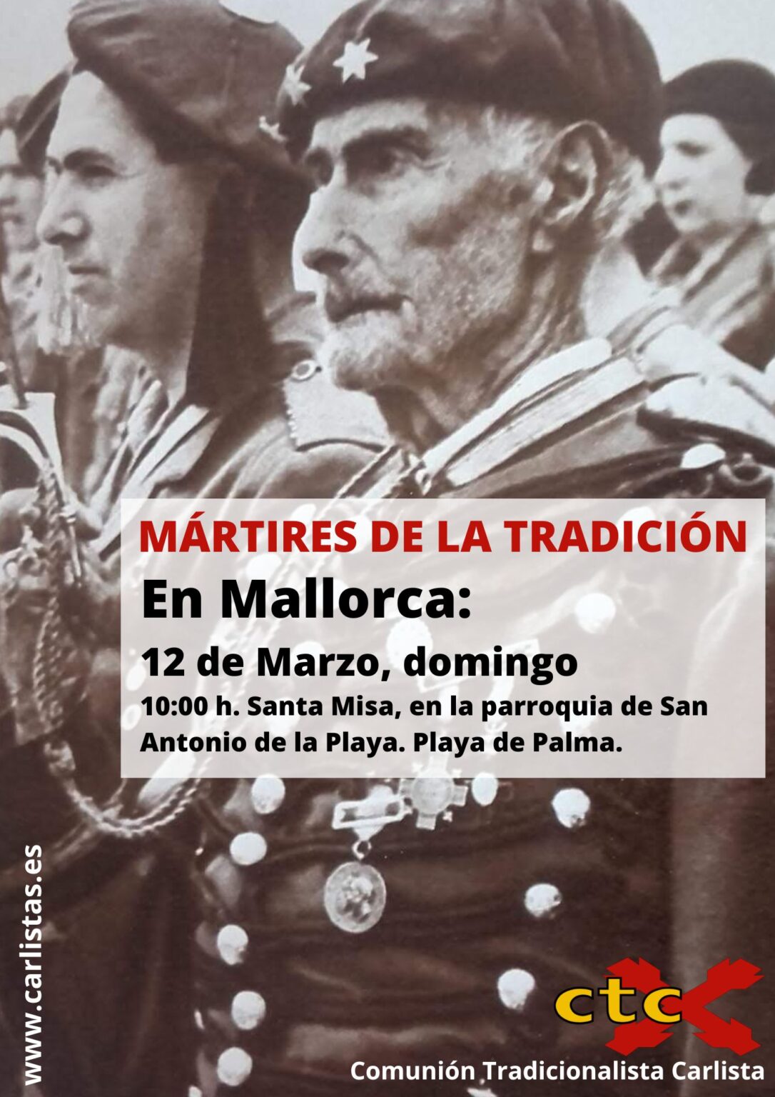 Celebraciones de los Mártires de la Tradición 2023 (Lista actualizada